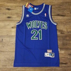 Garnett Wolves Throwback Mens Jersey New Stitched
